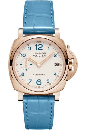Panerai Luminor Due 38 Automatic Red Gold / White