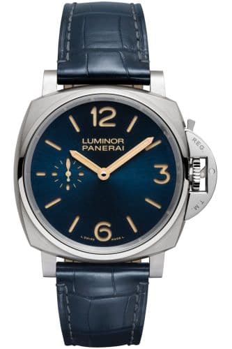 Panerai Luminor Due 42 3 Days Titanium / Blue
