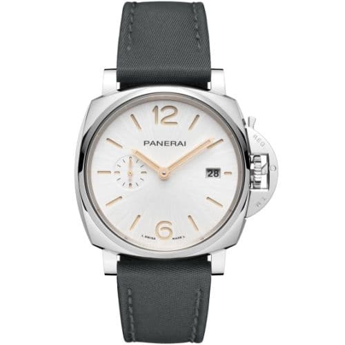 Panerai Luminor Due 42 Automatic Stainless Steel / White / Prada Re-Nylon