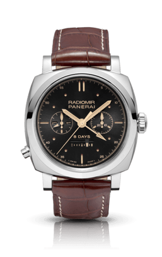 Panerai Radiomir 1940 Chrono Monopulsante Left-Handed 8 Days Oro Bianco