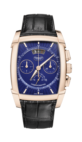 Parmigiani Fleurier Kalpagraphe Chronometre Rose Gold / Blue / Alligator
