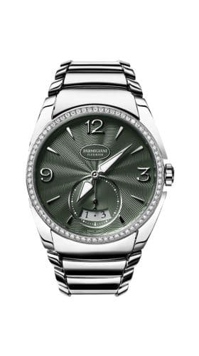 Parmigiani Fleurier Tonda Metropolitaine Stainless Steel / Green / Diamond / Bracelet