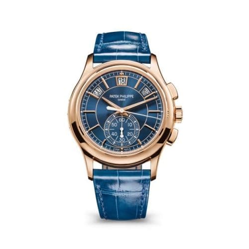 Patek Philippe Annual Calendar Chronograph 5905 Rose Gold / Blue