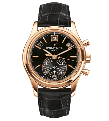 Patek Philippe Annual Calendar Chronograph 5960 Rose Gold / Black