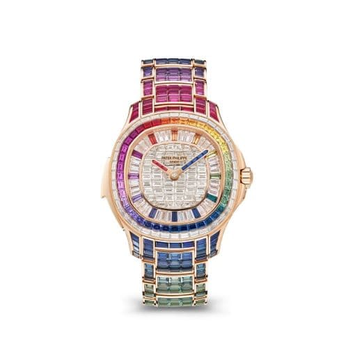 Patek Philippe Aquanaut Luce Minute Repeater Rose Gold - Rainbow / Baguette / Bracelet