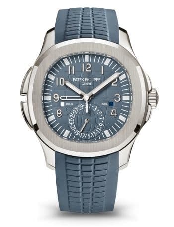Patek Philippe Aquanaut Travel Time 5164 White Gold / Blue