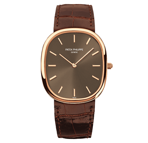 Patek Philippe Golden Ellipse 3738 Rose Gold / Brown