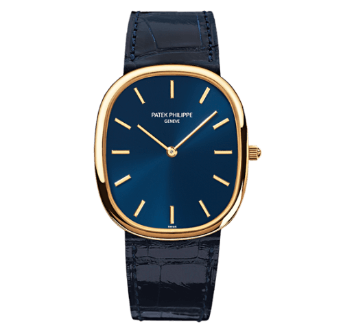 Patek Philippe Golden Ellipse 3738 Yellow Gold / Blue