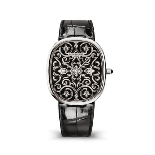 Patek Philippe Golden Ellipse 5738 White Gold / Arabesques and Volutes