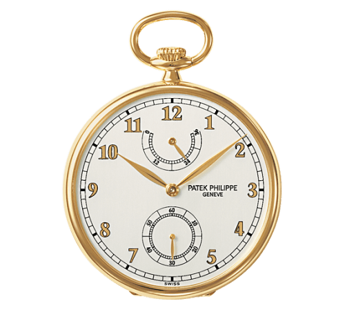 Patek Philippe Pocket Watch Lepine Power Reserve Yellow Gold / White