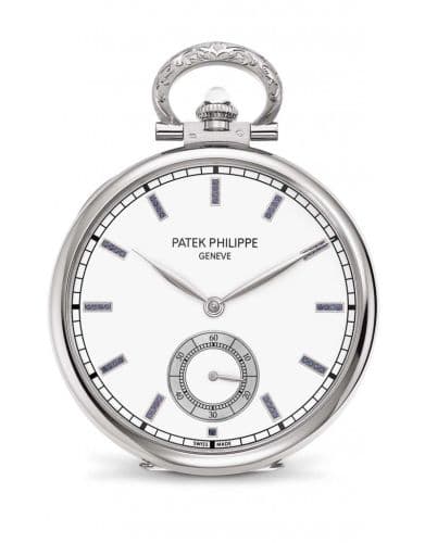 Patek Philippe Pocket Watch Lepine White Gold / Mount Rushmore