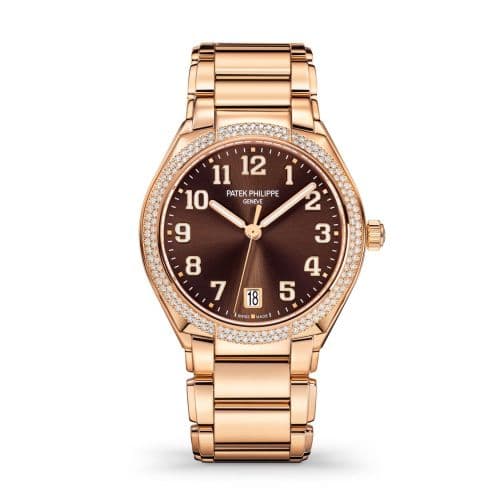 Patek Philippe Twenty-4 Automatic Rose Gold / Diamond / Brown