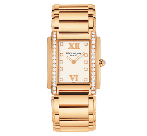 Patek Philippe Twenty~4 4910 Rose Gold / White