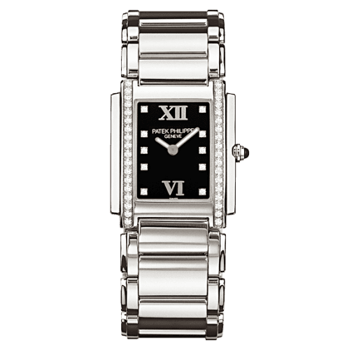 Patek Philippe Twenty~4 4910 Stainless Steel / Black