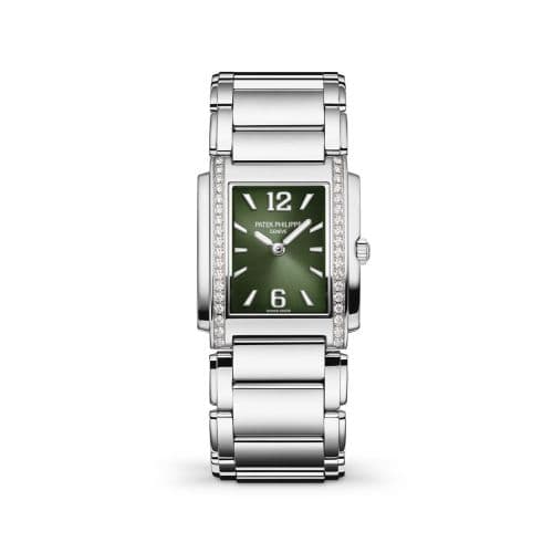 Patek Philippe Twenty~4 Manchette Stainless Steel / Green