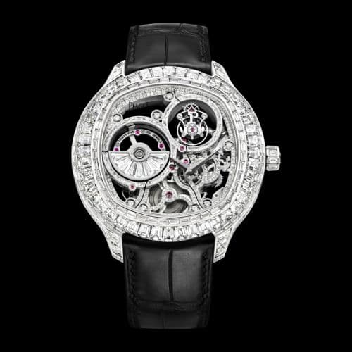 Piaget Emperador Coussin Tourbillon Skeleton White Gold Diamond