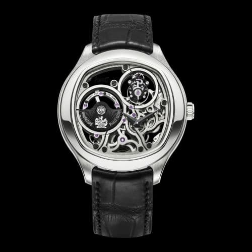 Piaget Emperador Coussin Tourbillon Skeleton White Gold