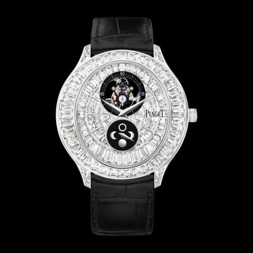 Piaget Gouverneur Tourbillon Moonphase White Gold Full Diamond