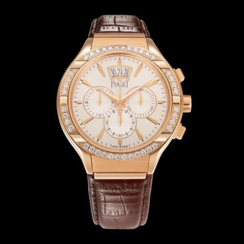 Piaget Polo 43 Chronograph Pink Gold Diamond