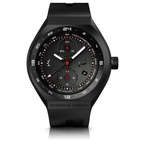 Porsche Design Monobloc Actuator 24H - Chronotimer Black & Rubber