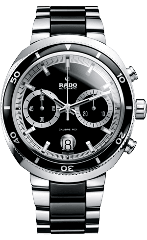 Rado D-Star 200 Chronograph Stainless Steel / Ceramic