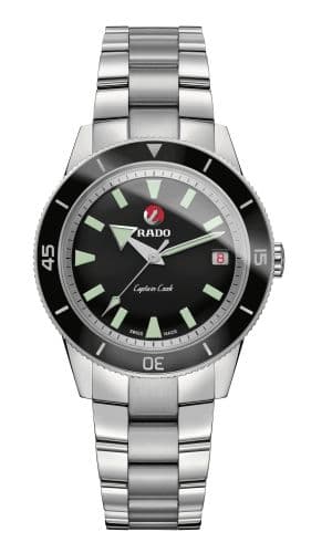 Rado HyperChrome Captain Cook 37 Black / Bracelet