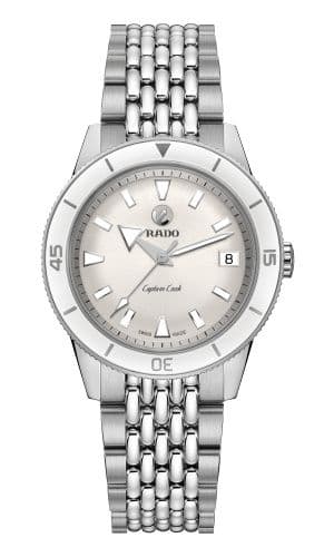 Rado HyperChrome Captain Cook 37 White / Bracelet