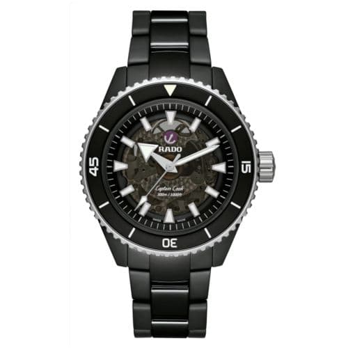 Rado HyperChrome Captain Cook 43 Ceramic / Black / Bracelet