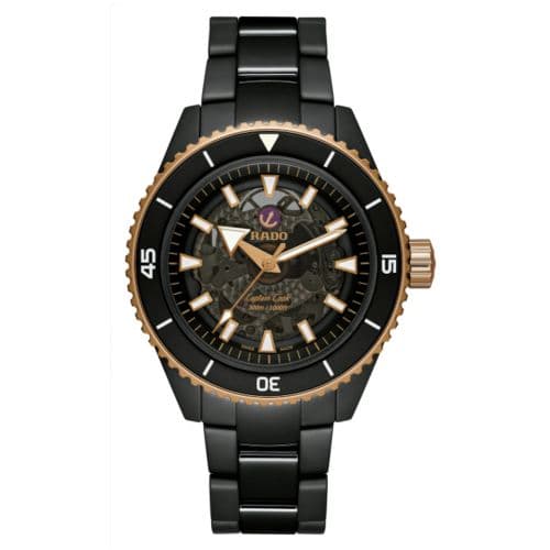 Rado HyperChrome Captain Cook 43 Ceramic - Rose Gold / Black / Bracelet