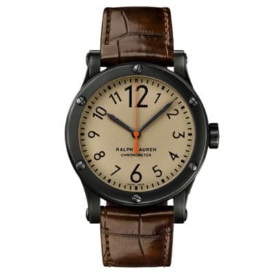 Ralph Lauren Safari 45mm Chronometer Aged Steel / Khaki
