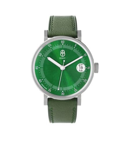 Robot Watch Graphic Sutnar Chameleon Green
