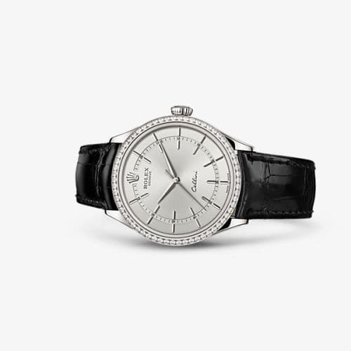 Rolex Cellini Time White Gold Diamond Rhodium