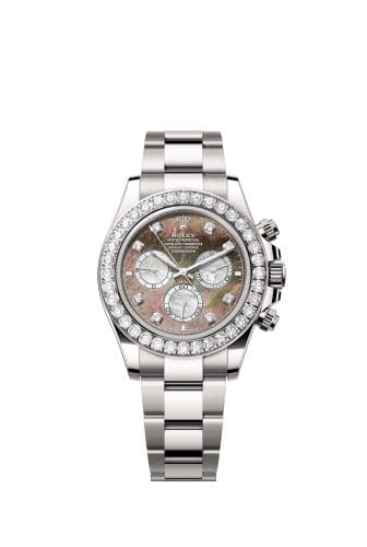 Rolex Cosmograph Daytona White Gold - Diamond / Reverse Panda MOP - Diamond / Oyster
