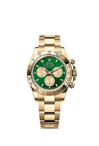 Rolex Cosmograph Daytona Yellow Gold / Green / Oyster