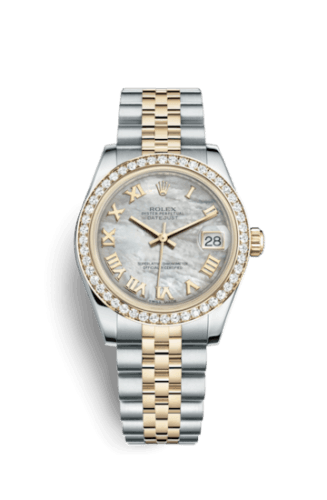 Rolex Datejust 31 Rolesor Yellow Diamond / Jubilee / MOP Roman