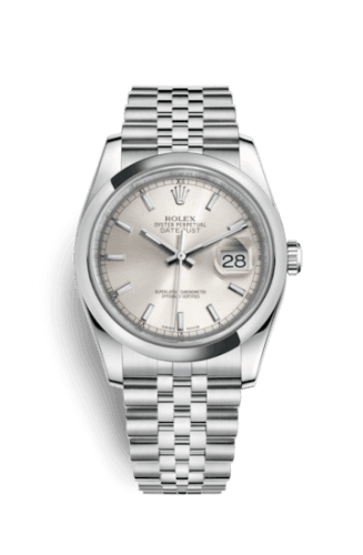 Rolex Datejust 36 Stainless Steel Domed / Jubilee / Silver
