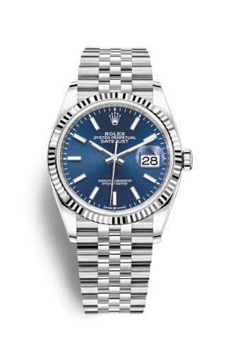 Rolex Datejust 36 Stainless Steel / Fluted / Blue / Jubilee