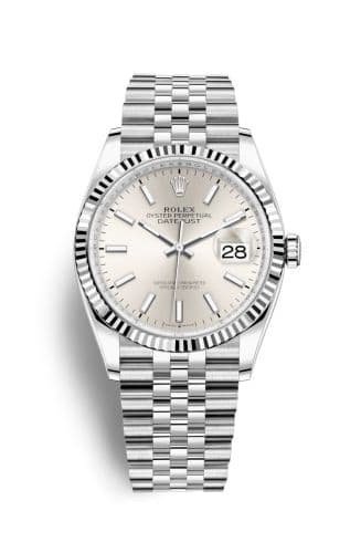 Rolex Datejust 36 Stainless Steel / Fluted / Silver / Jubilee