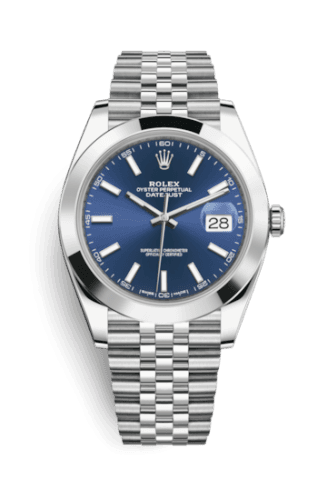 Rolex Datejust 41 Stainless Steel Smooth / Jubilee / Blue
