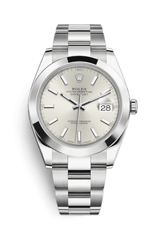 Rolex Datejust 41 Stainless Steel Smooth / Oyster / Silver