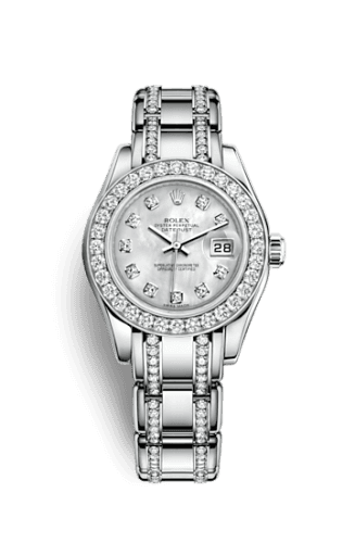 Rolex Datejust Pearlmaster 29 White Gold Diamond / MOP Diamond