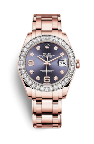 Rolex Datejust Pearlmaster 39 Everose Diamond / Aubergine