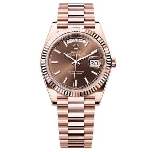 Rolex Day-Date 40 Everose / Chocolate
