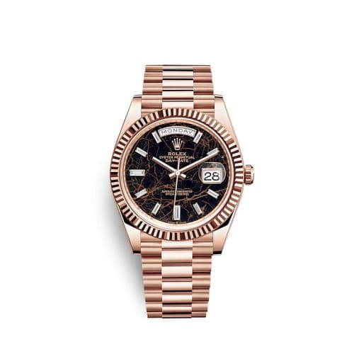 Rolex Day-Date 40 Everose / Eisenkiesel