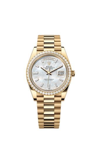 Rolex Day-Date 40 Yellow Gold - Diamond / MOP - Baguette