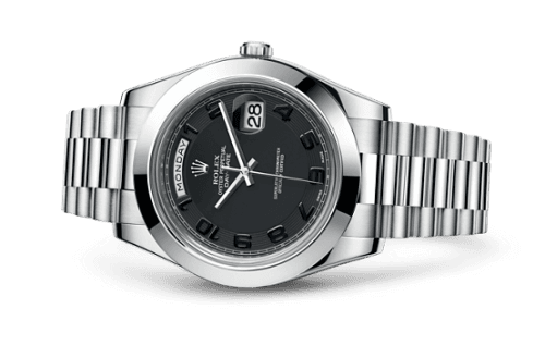 Rolex Day-Date II Platinum Black Arabic