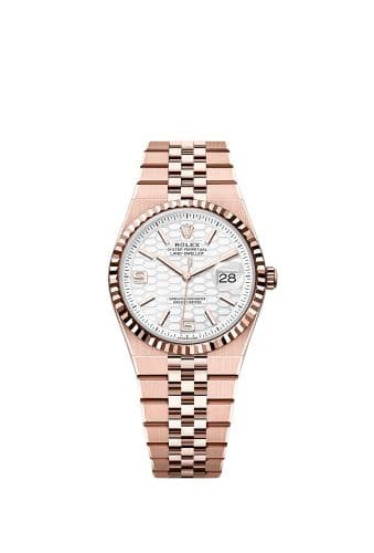 Rolex Land-Dweller 36 Everose / White / Flat Jubilee