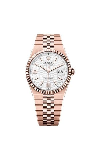 Rolex Land-Dweller 40 Everose / White / Flat Jubilee