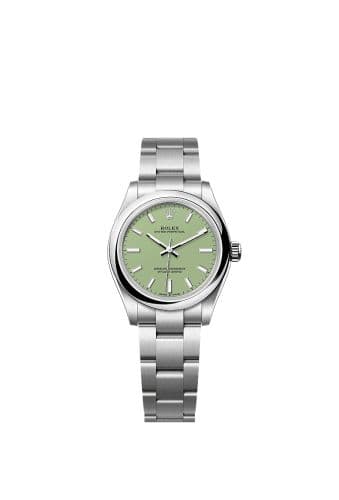 Rolex Oyster Perpetual 31 Stainless Steel / Pistachio
