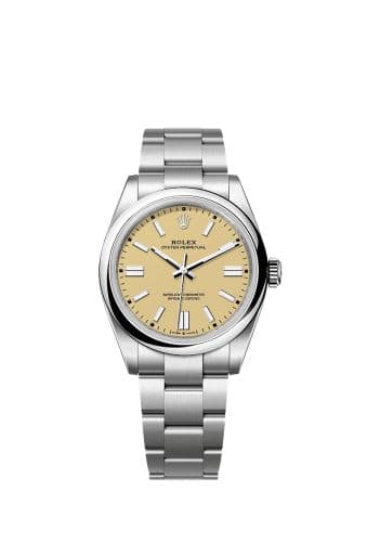 Rolex Oyster Perpetual 41 Stainless Steel / Beige
